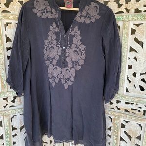 JOHNNY WAS Embroidered Tunic